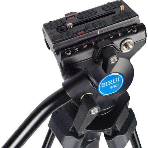 Kit Sirui SH05 de Trípode y Cabezal Fluido para Vídeo