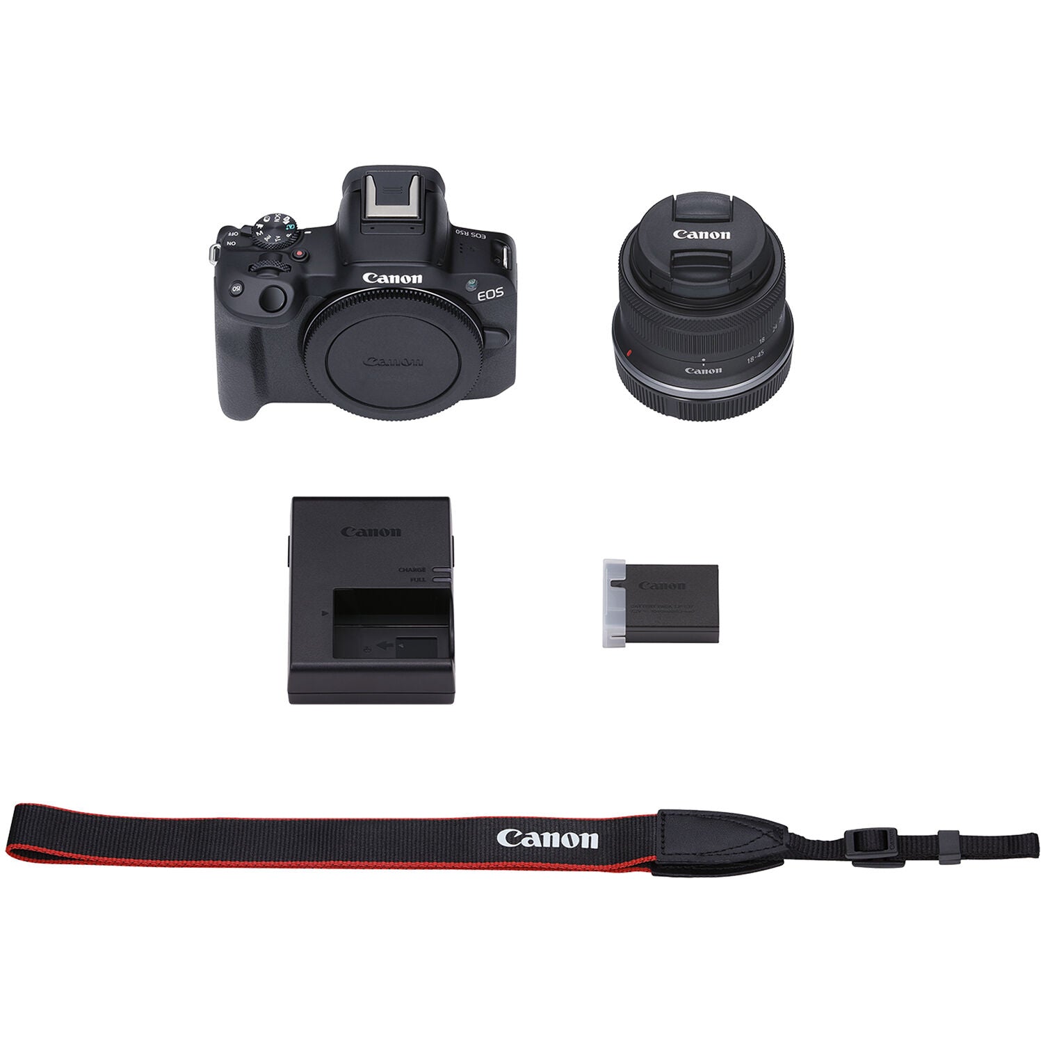 Cámara Canon Mirrorless EOS R50 Con Lente 18-45 STM