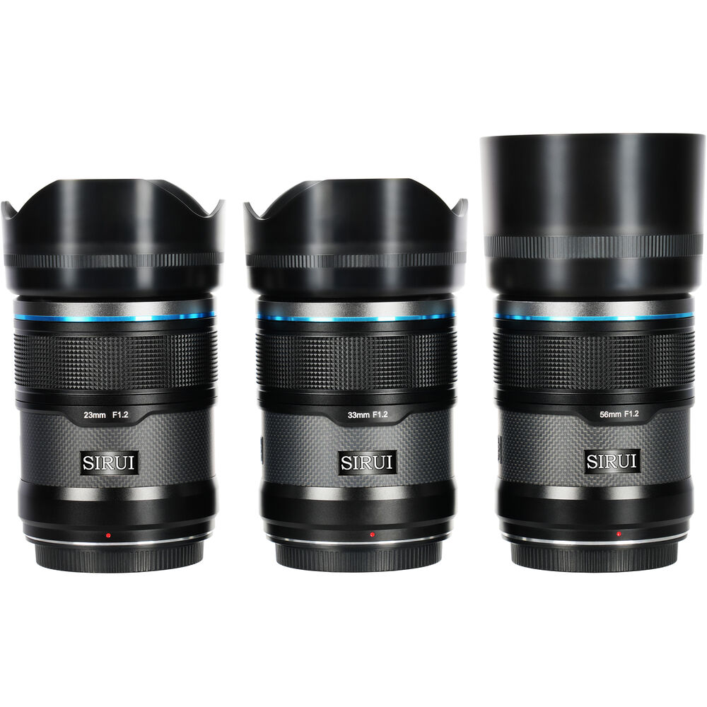 Kit de 3 lentes Sirui Sniper f/1.2 con enfoque automático (Sony E)
