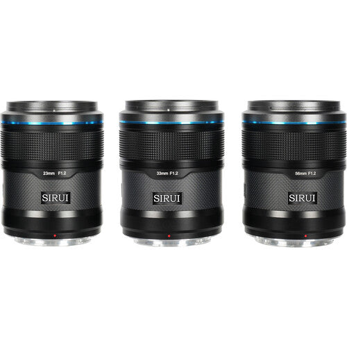 Kit de 3 lentes Sirui Sniper f/1.2 con enfoque automático (Sony E)