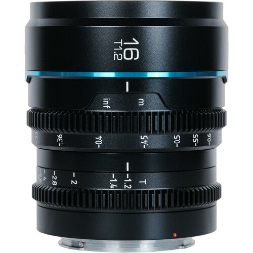 Lente Cine Sirui Night Walker 16 mm Negro con Montura 4/3