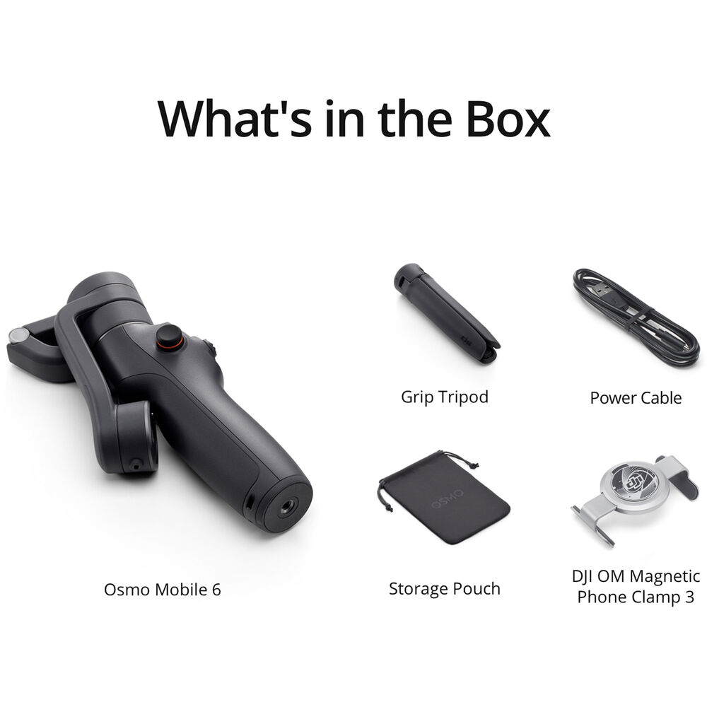 Gimbal DJI OM6 Negro para Smartphone (Open Box)
