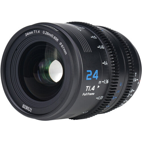 Lente de cine Sirui VP-1 Vision Prime de 24 mm T1.4