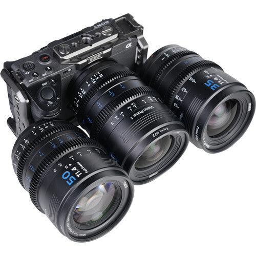 Kit de cine Sirui VP-1 Vision Prime T1.4 con 3 lentes