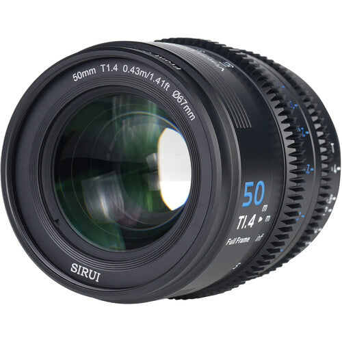 Lente de Cine Sirui VP-1 Vision Prime de 50 mm T1.4