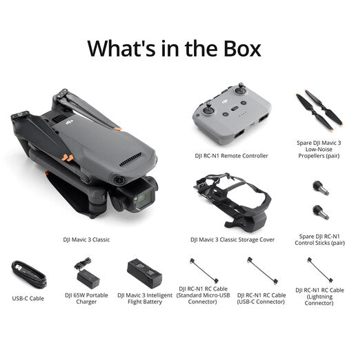 Dron DJI Mavic 3 Classic con control remoto RC-N1
