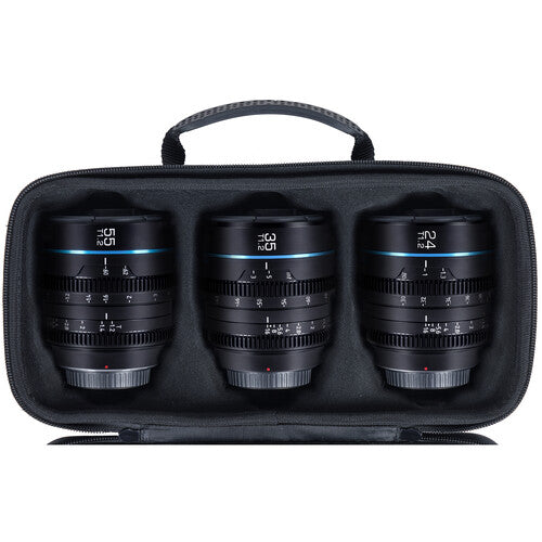 Kit de 3 lentes de cine Sirui Night Walker T1.2 S35 (Sony E)