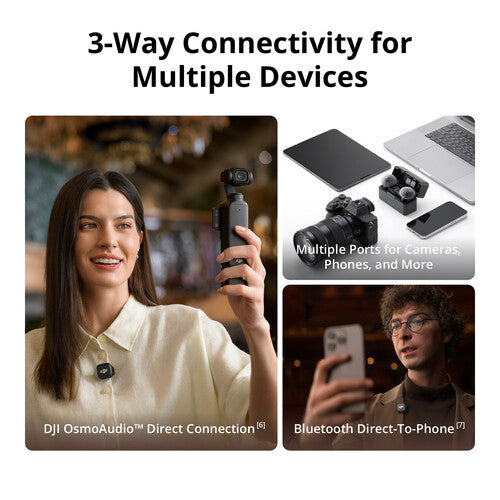 Transmisor DJI Mic 3 para Sistema de Micrófono Inalámbrico