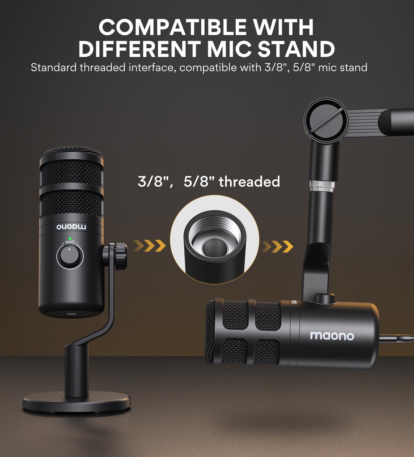 Microfono dinamico Maono PD100U USB