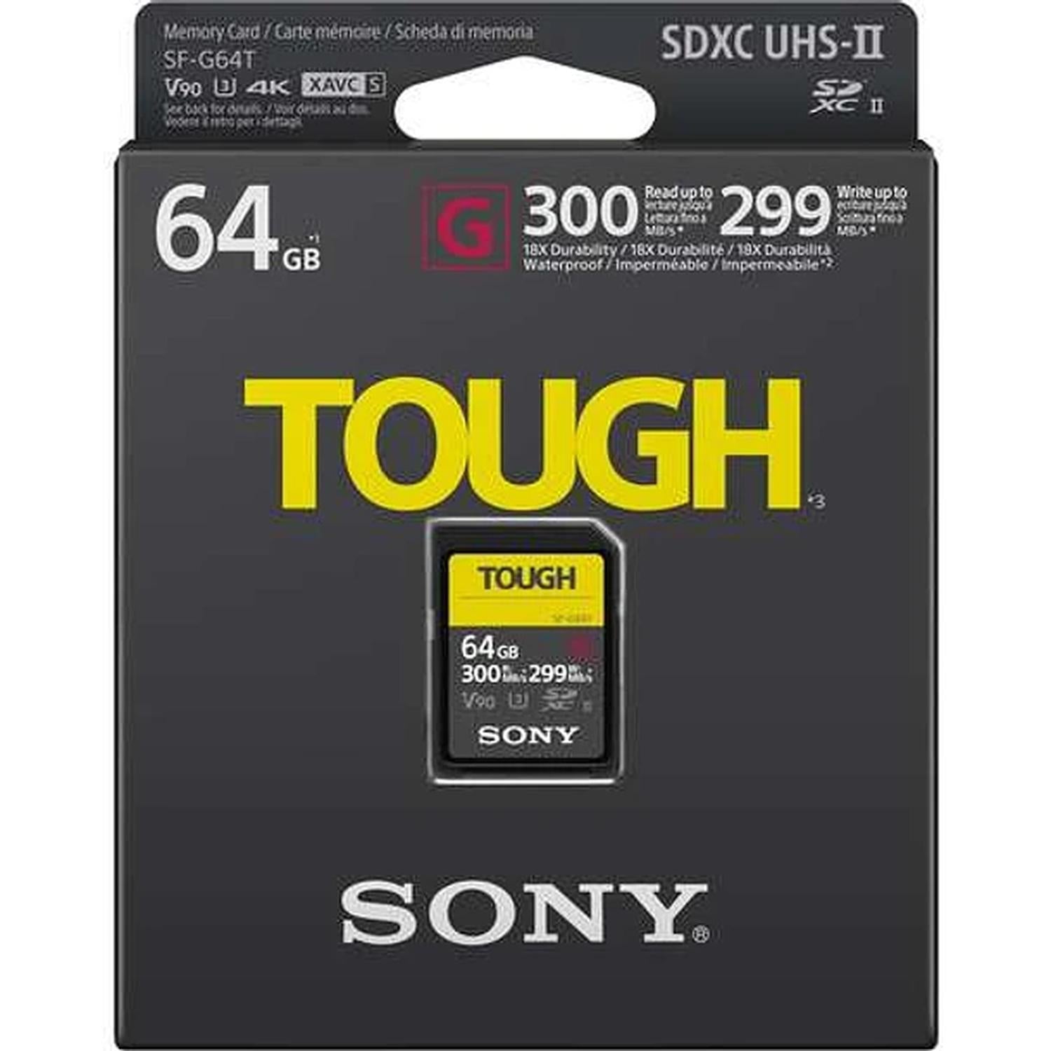 Memoria SD Sony 64GB serie SF-G Tough
