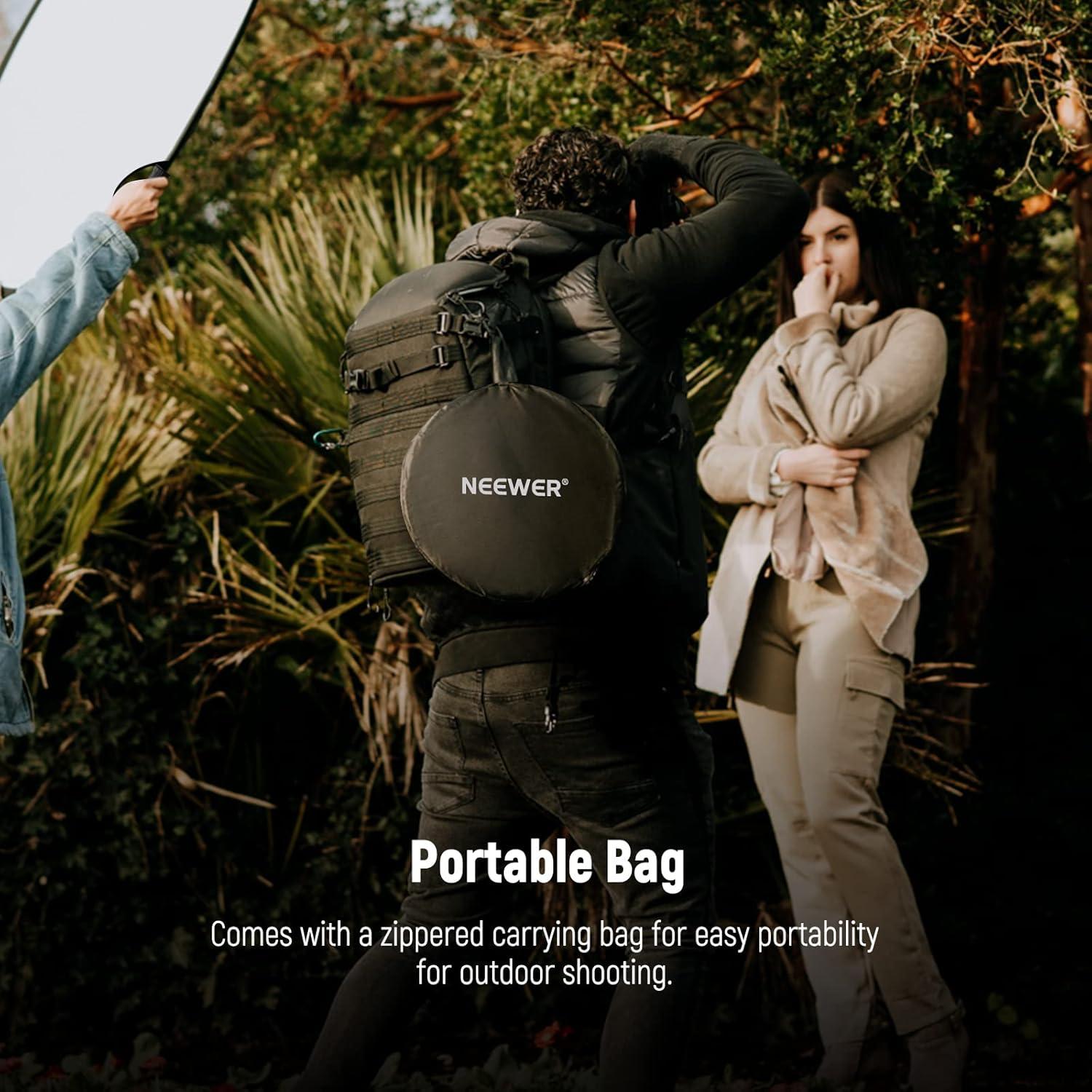 Reflector Neewer 5 en 1 Plegable de 80 cm con Asas