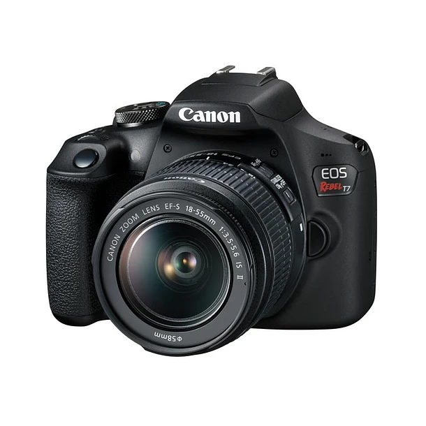 Canon Rebel T7 + Lente EF-S 18-55mm F/3.5-5.6 IS II