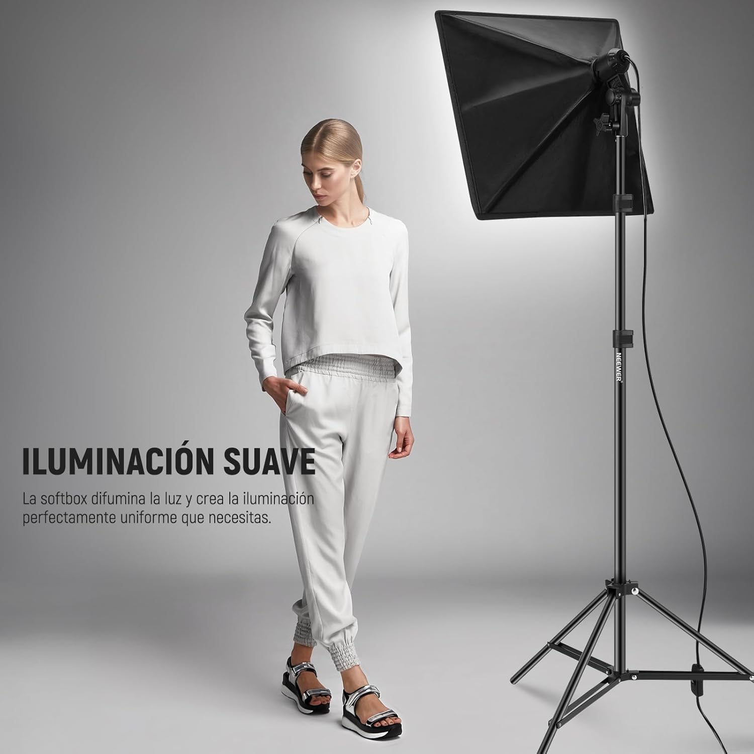 Kit Softbox LED Neewer NK300 5700K