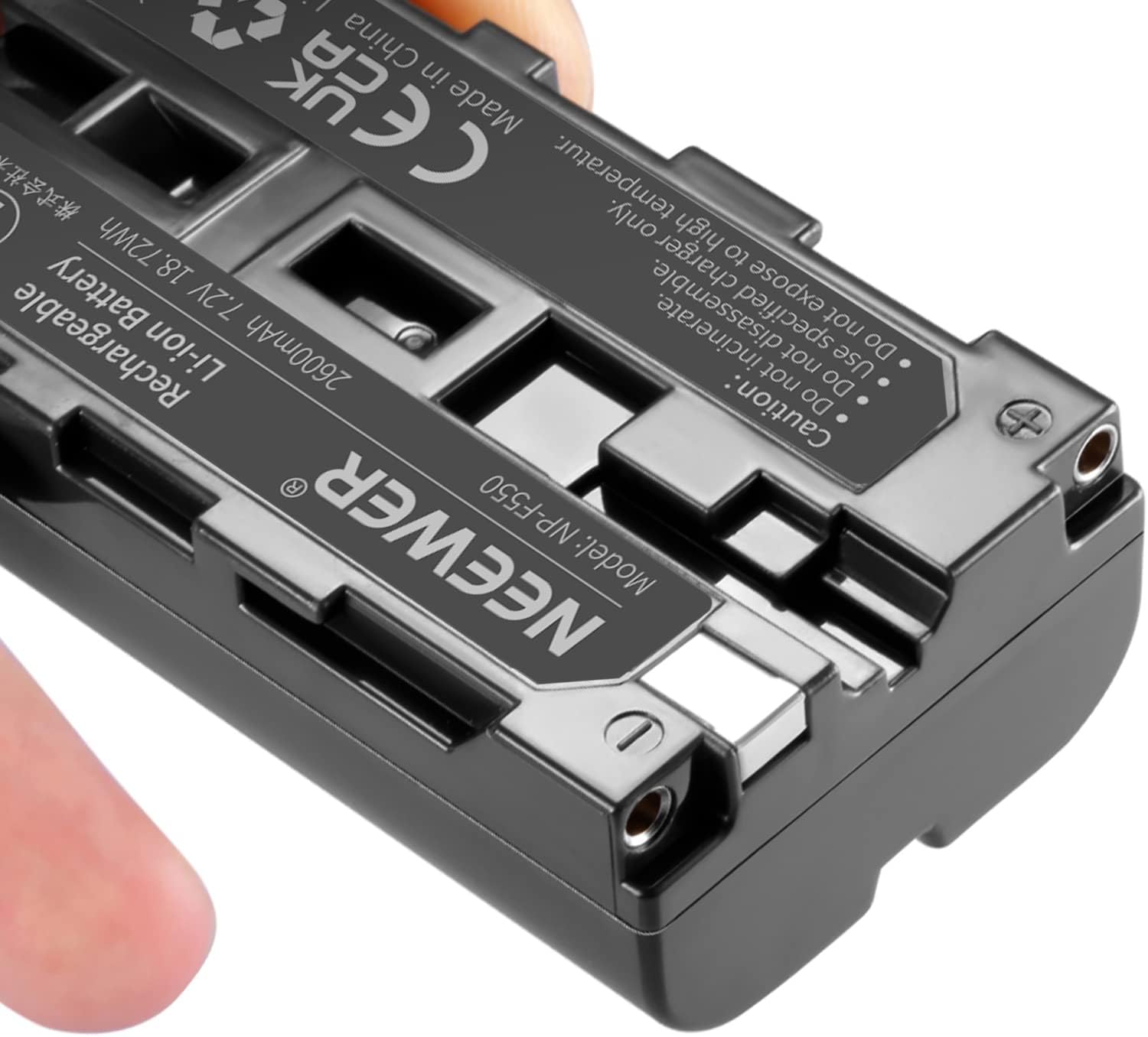 Batería de repuesto Neewer 2600mAh para Sony NP-F550/570/530