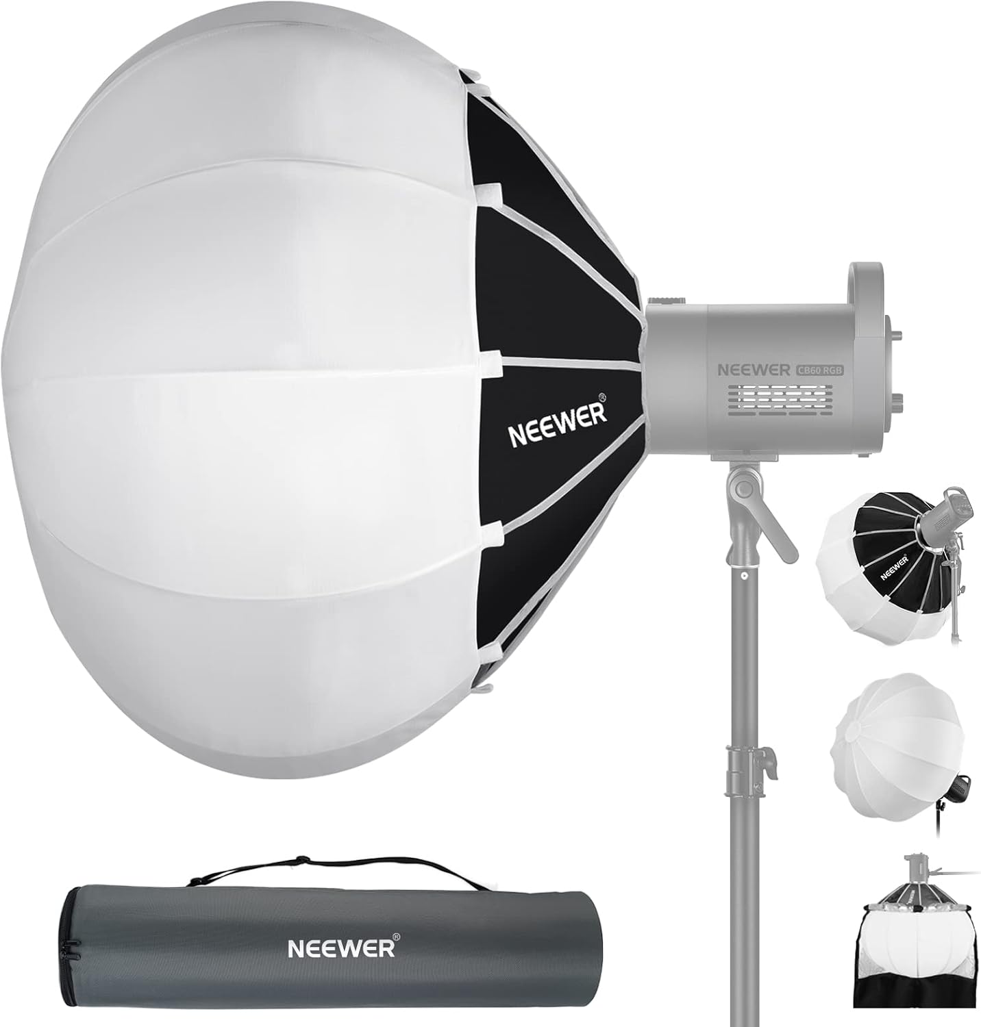 Softbox Linterna Neewer NS90L 90 cm Liberación Rápida