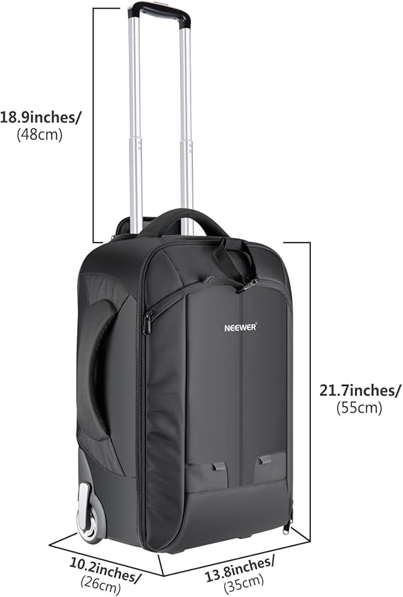 Mochila Trolley Convertible Neewer 2 en 1 para Cámara