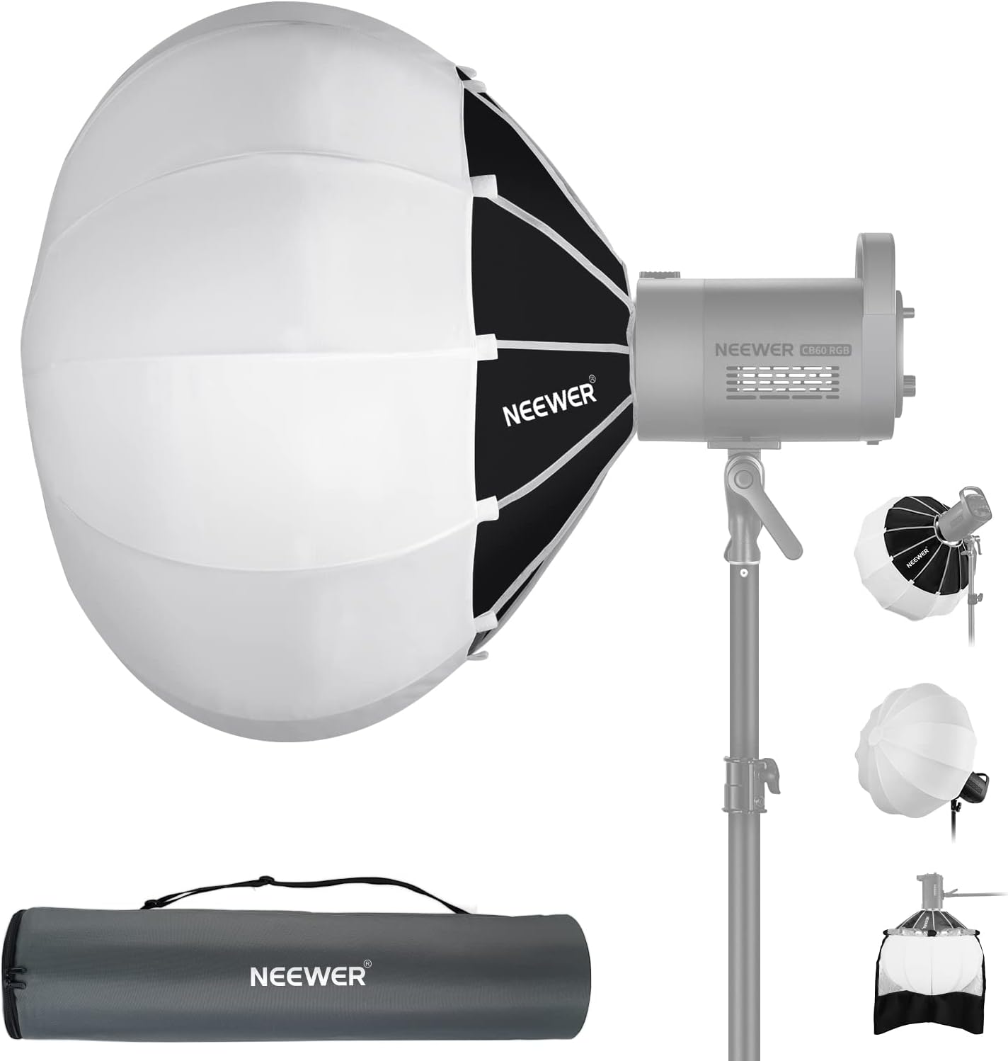 Softbox Linterna Neewer NS65L 65 cm con Montura Bowens