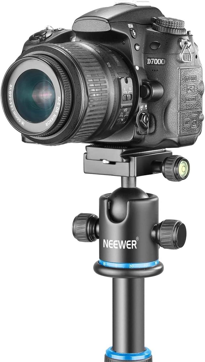 Cabezal de Bola Neewer Arca con Placa QR Azul y Negro
