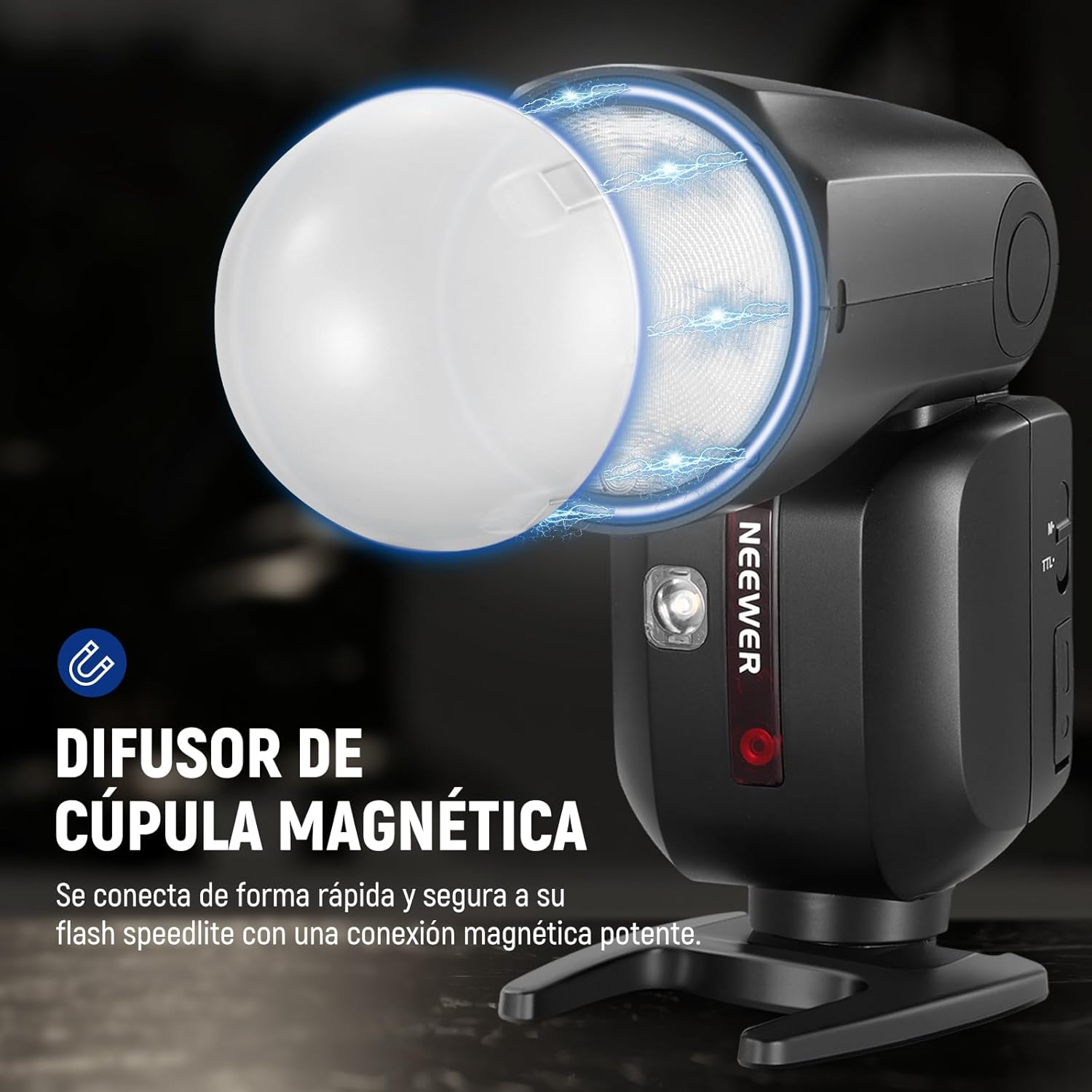 Flash Speedlite Neewer Z2-C TTL Cabezal Redondo para Canon