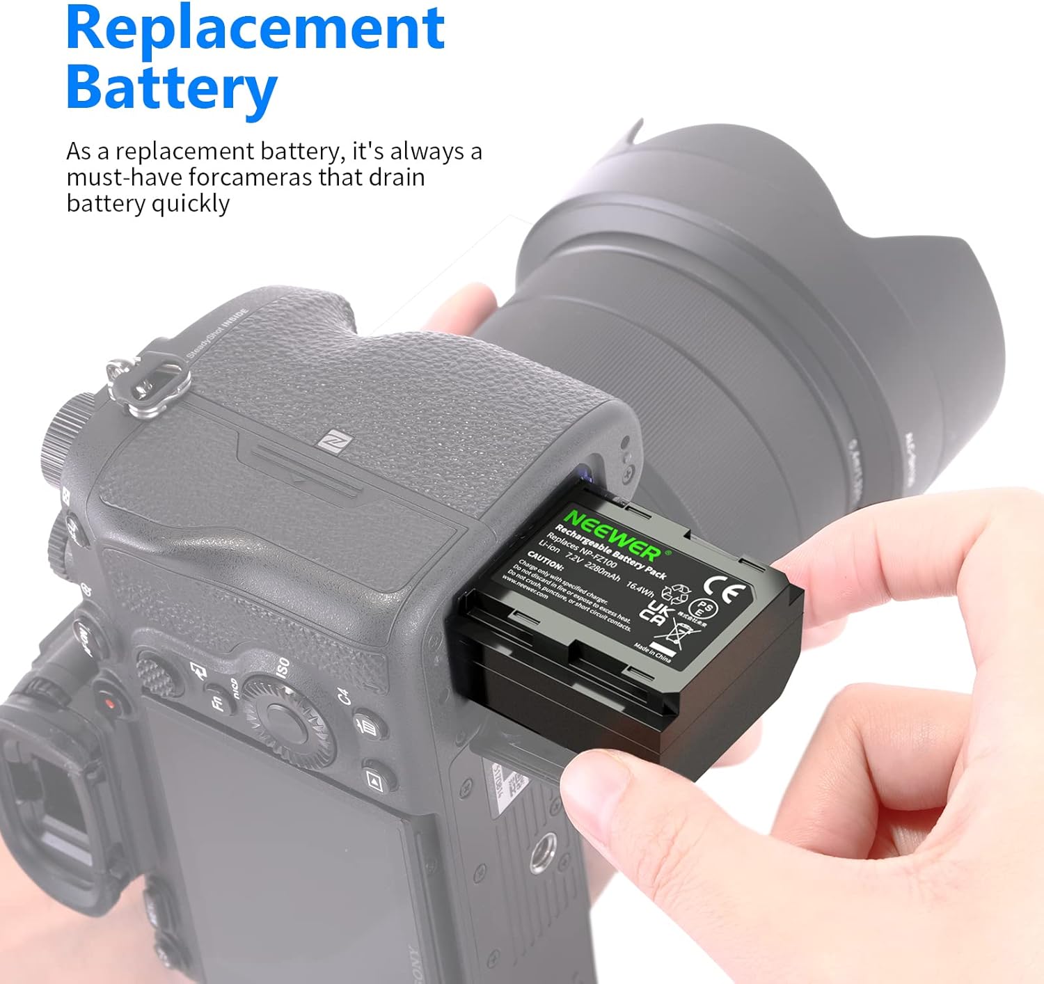 Batería de repuesto Neewer NP-FZ100 para Sony