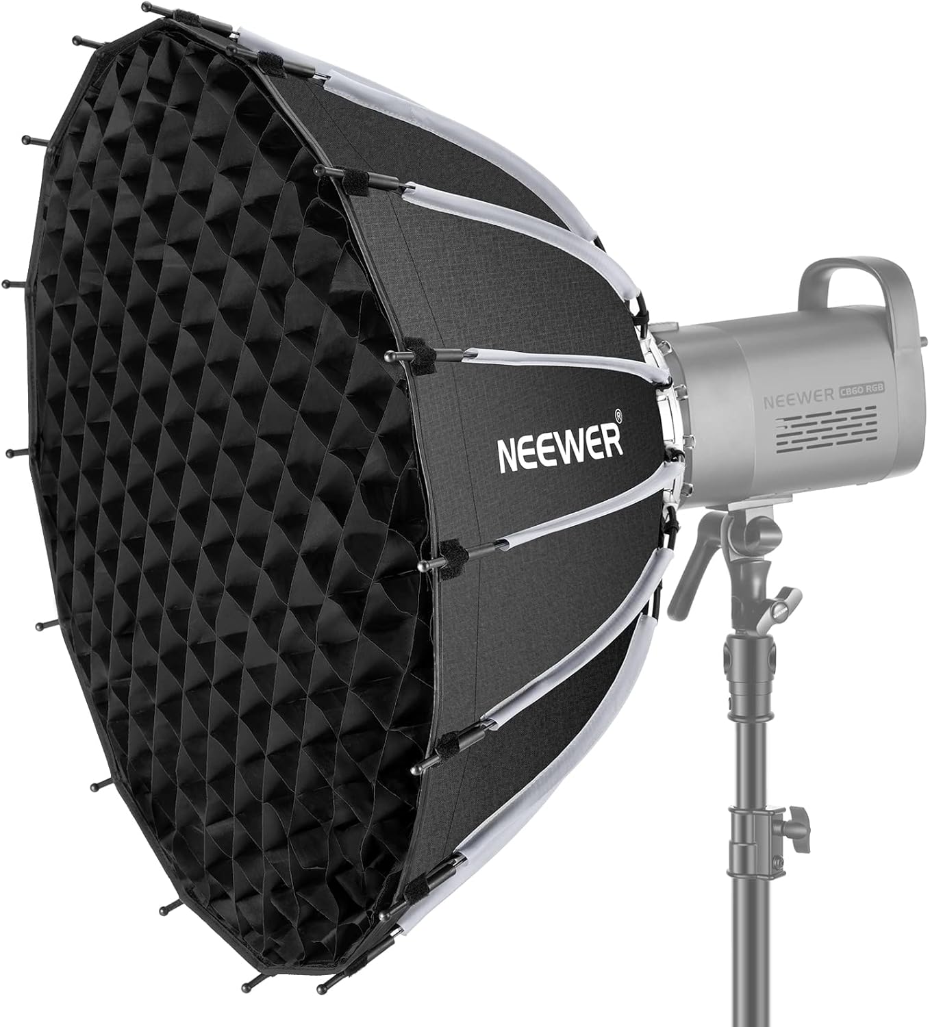 Softbox Parabólico Neewer 65 cm Liberación Rápida con Grid