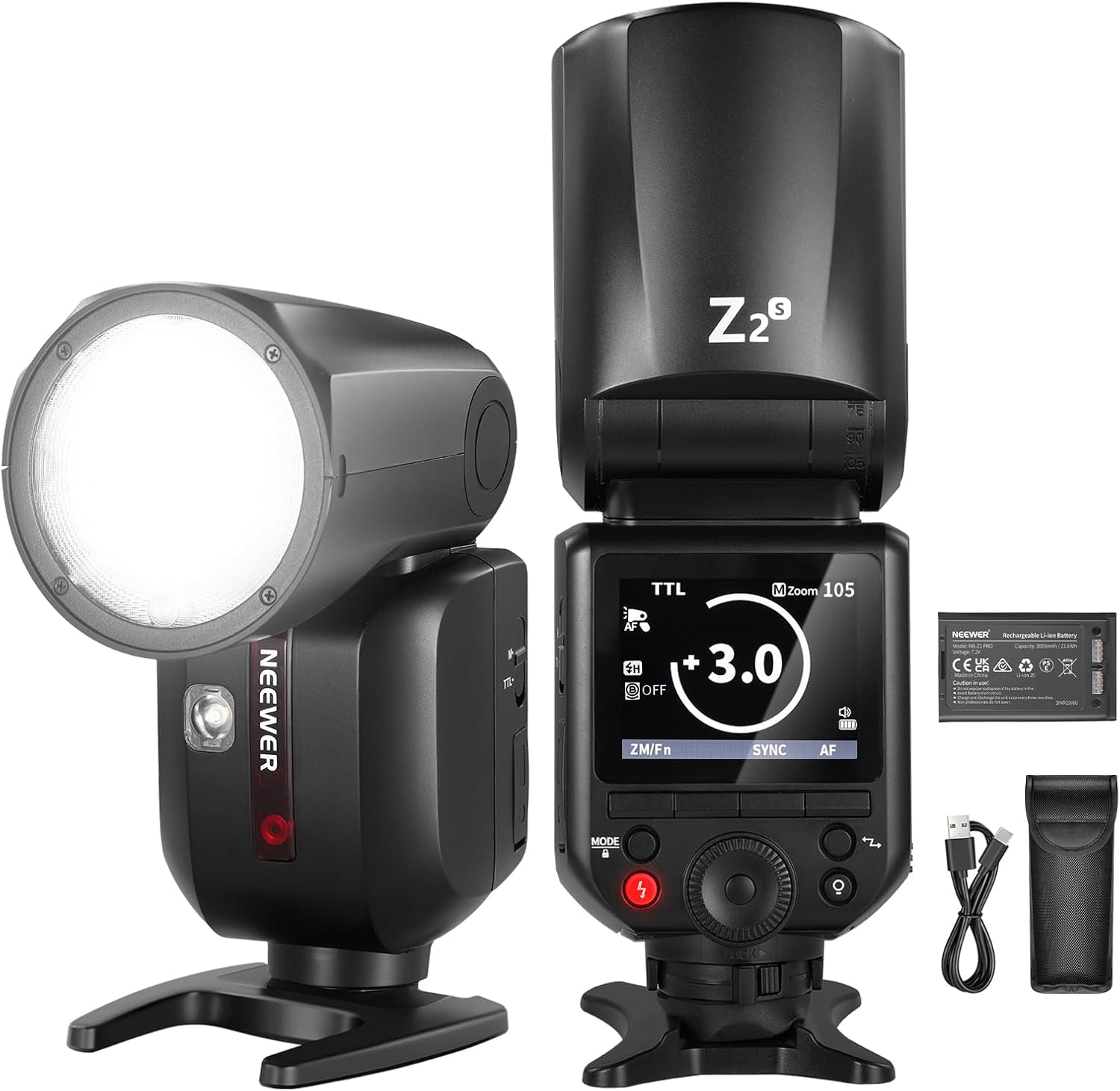 Flash Speedlite Neewer Z2-S TTL Cabeza Redonda Sony