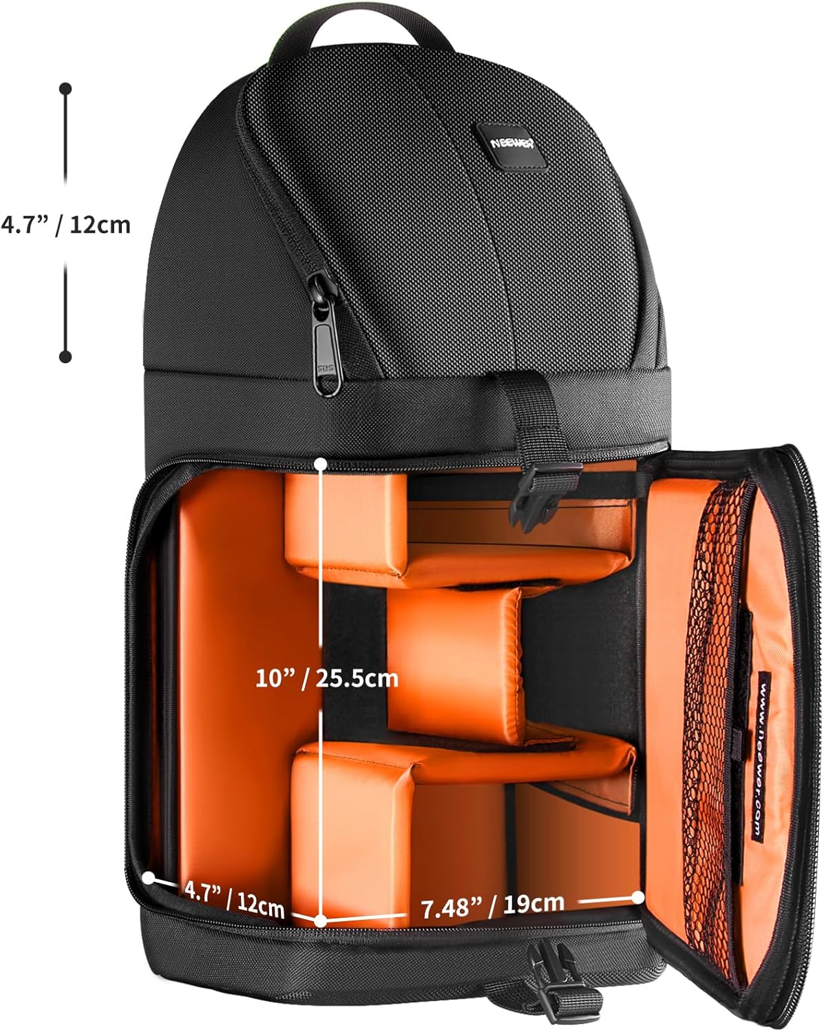 Mochila Bandolera para Cámara Neewer (Negra)