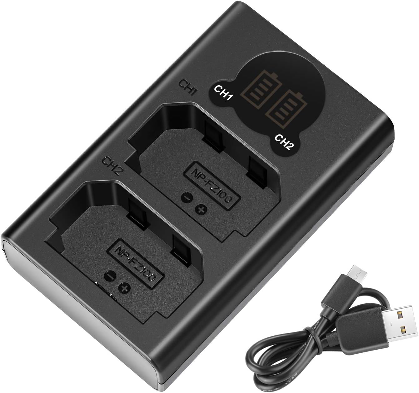 Cargador Dual USB Neewer para Baterías NP-FZ100