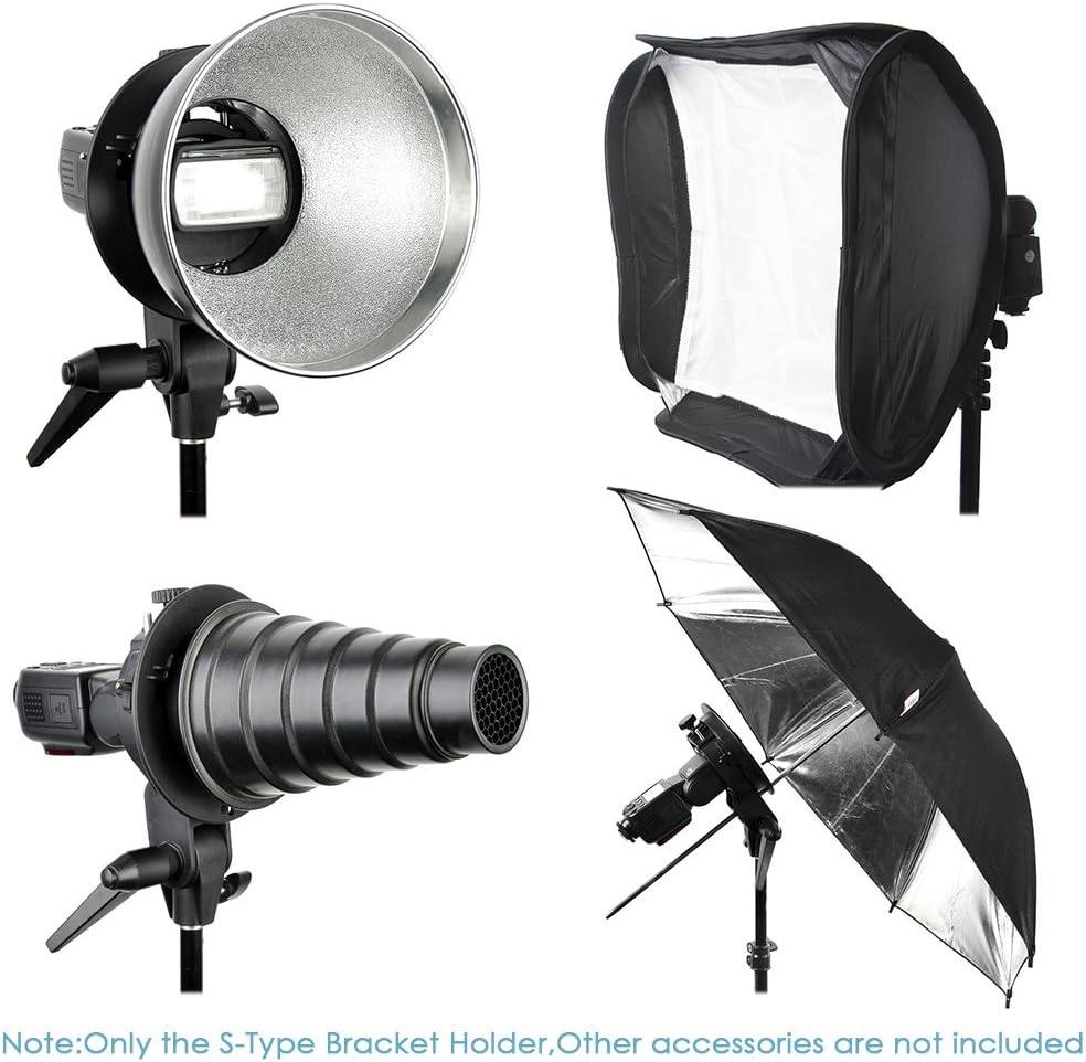 Soporte de montaje tipo S Neewer para flash Speedlite