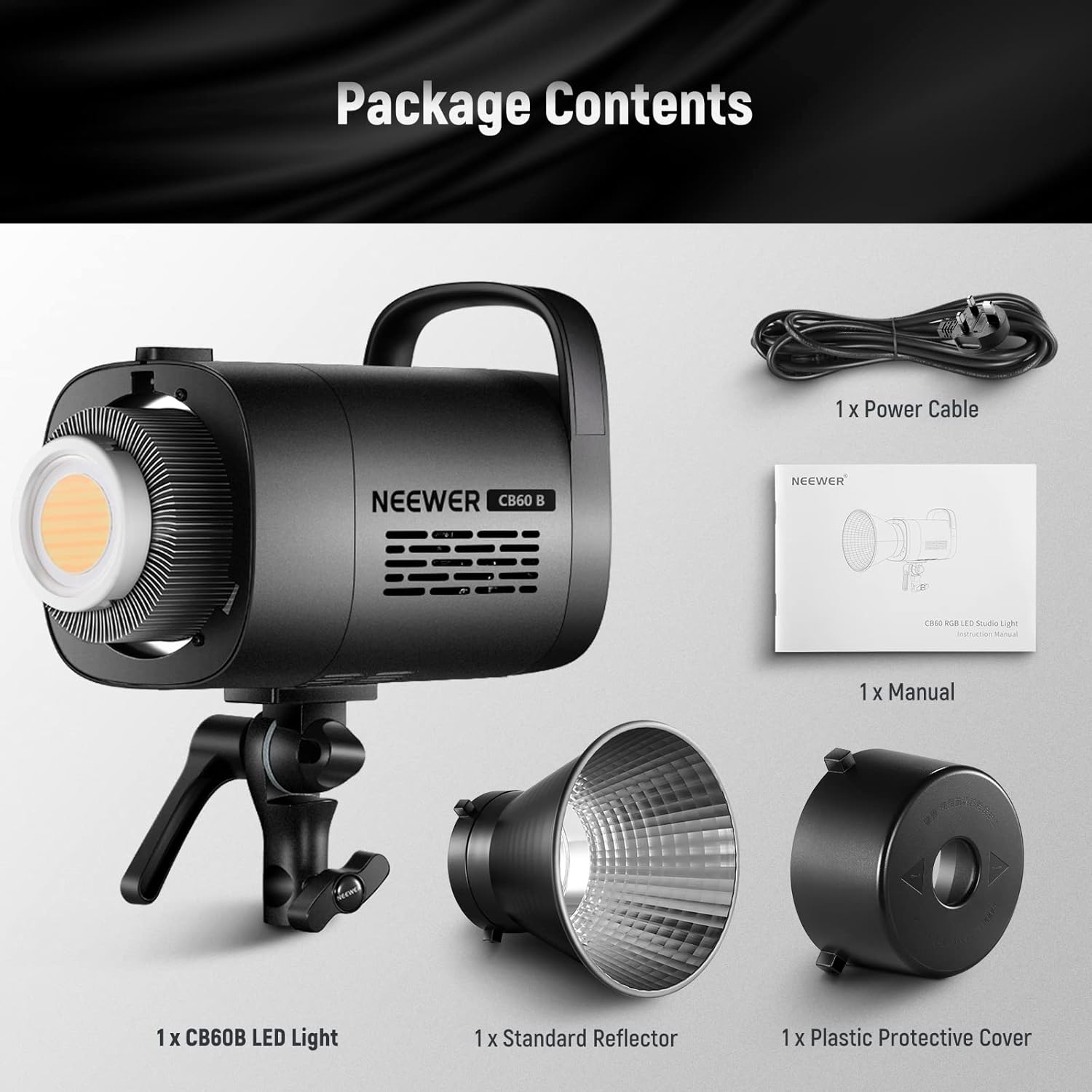 Luz LED Bicolor Neewer CB60B 70W con APP y Control 2.4G
