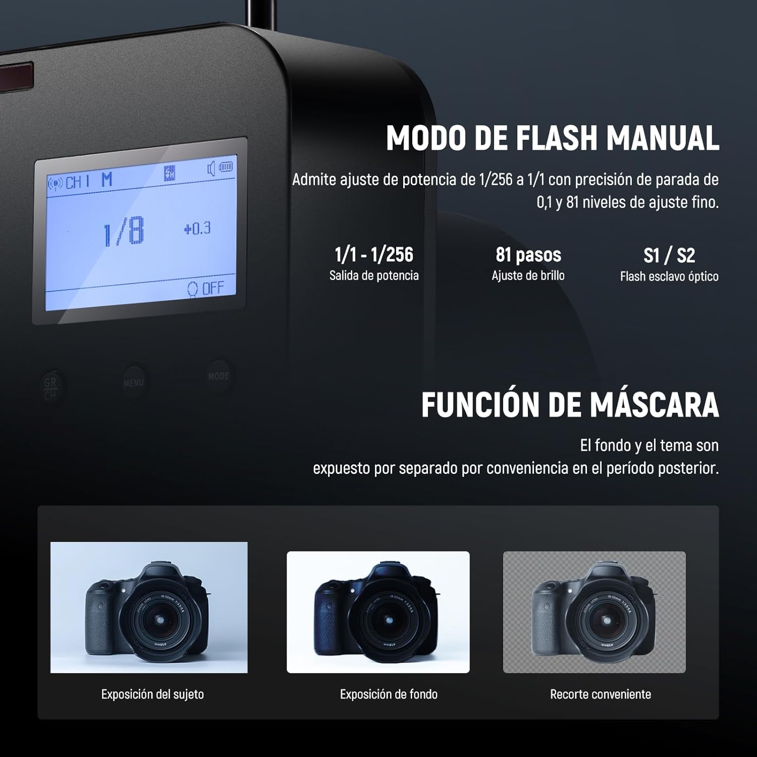 Flash Neewer Q4 400Ws 2,4G TTL