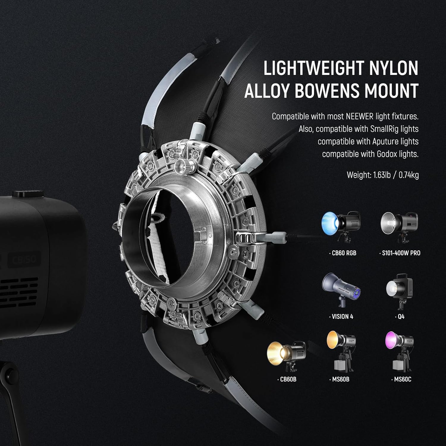 Softbox Neewer Octagonal de 45 cm con Montura Bowens