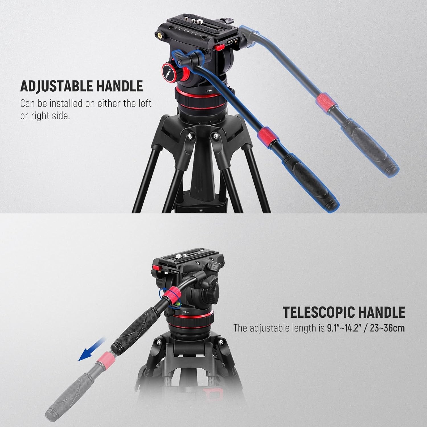 Cabezal Fluido para Trípode de Video Neewer GM006