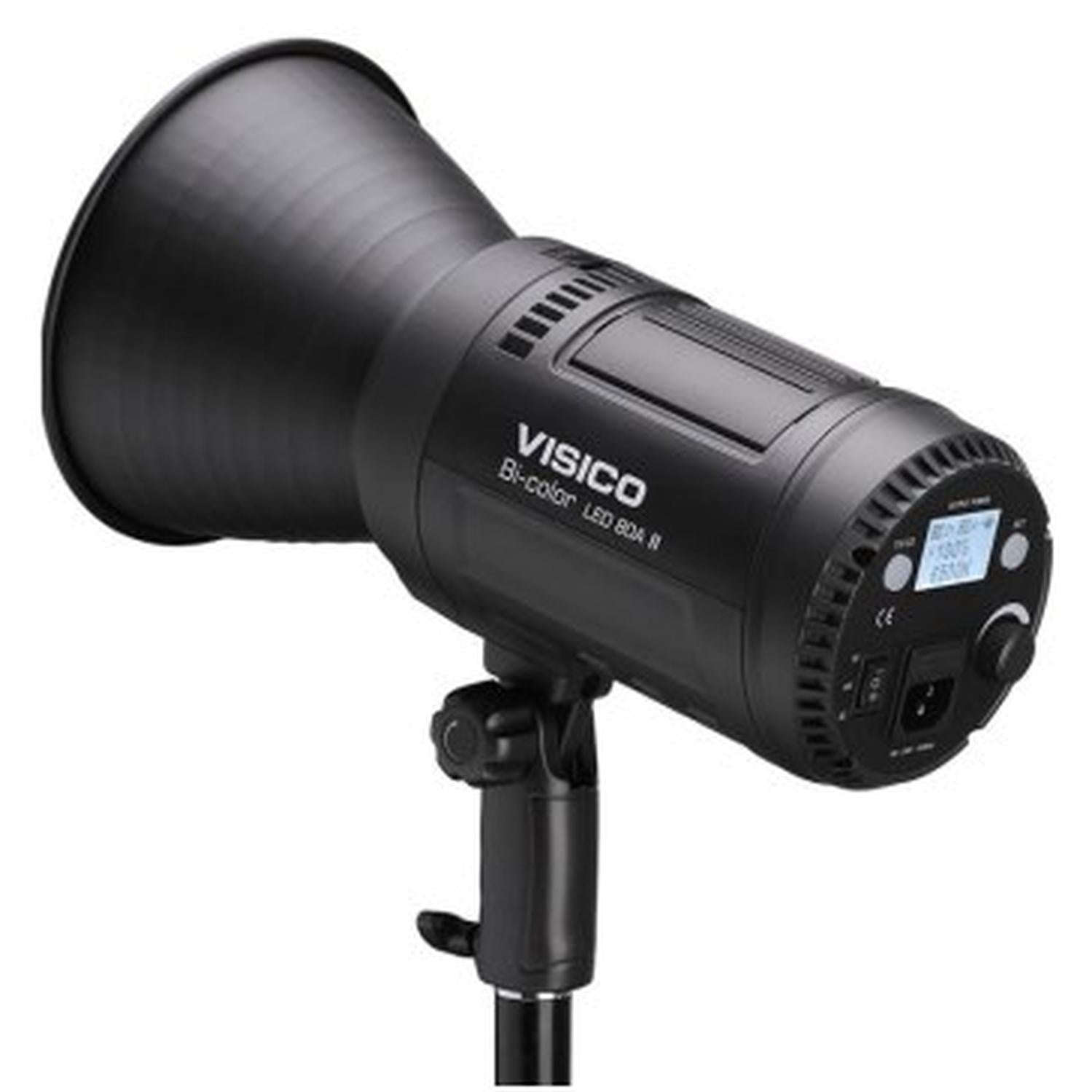 Cañón Led Visico Led-80A II Montura Bowens Bicolor