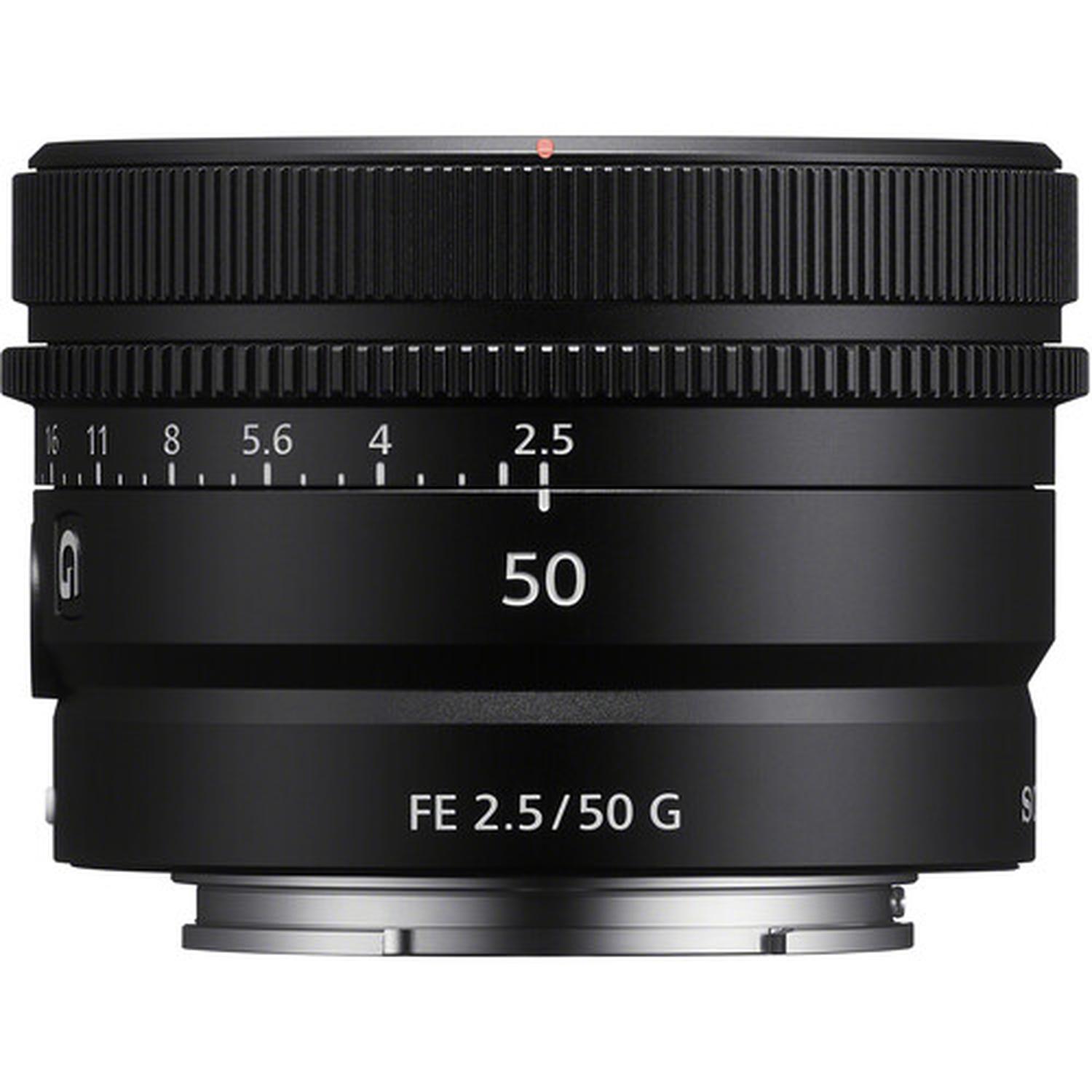 Lente Sony FE 50mm f/2.5 G