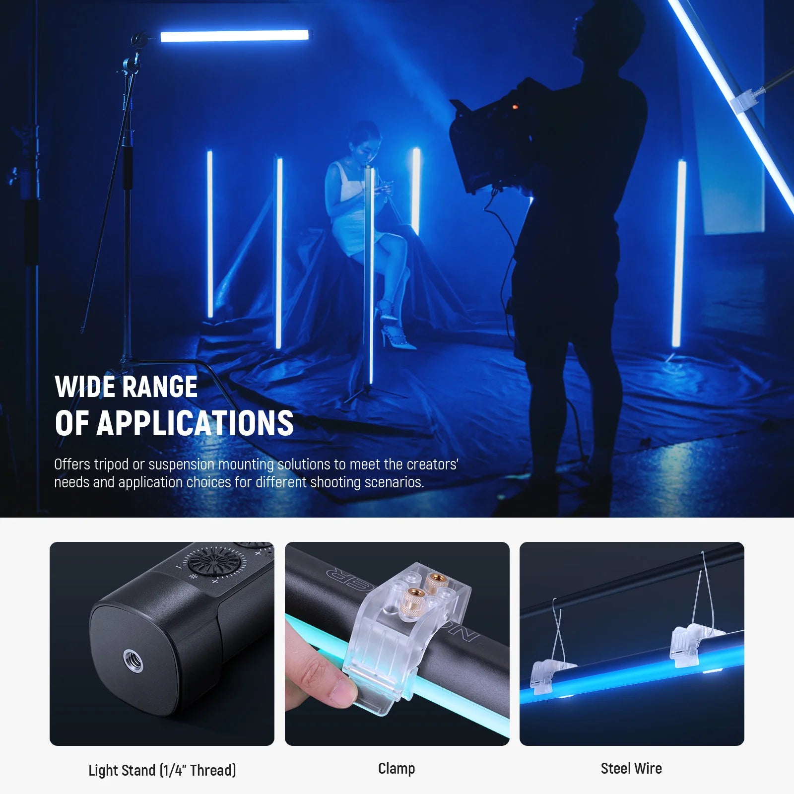Tubo de luz RGB Neewer TL90C de 30W