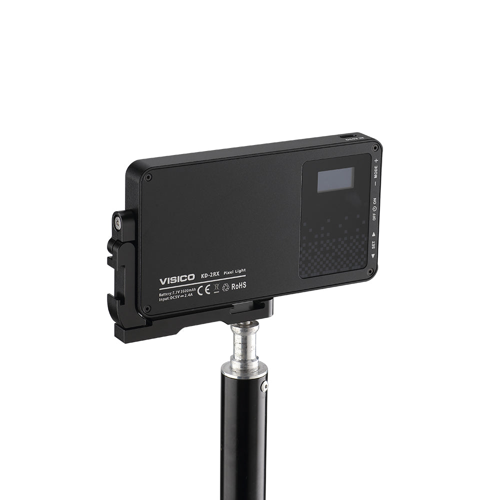 Luz Led Portatil Visico KD-2RX - Bicolor a Bateria