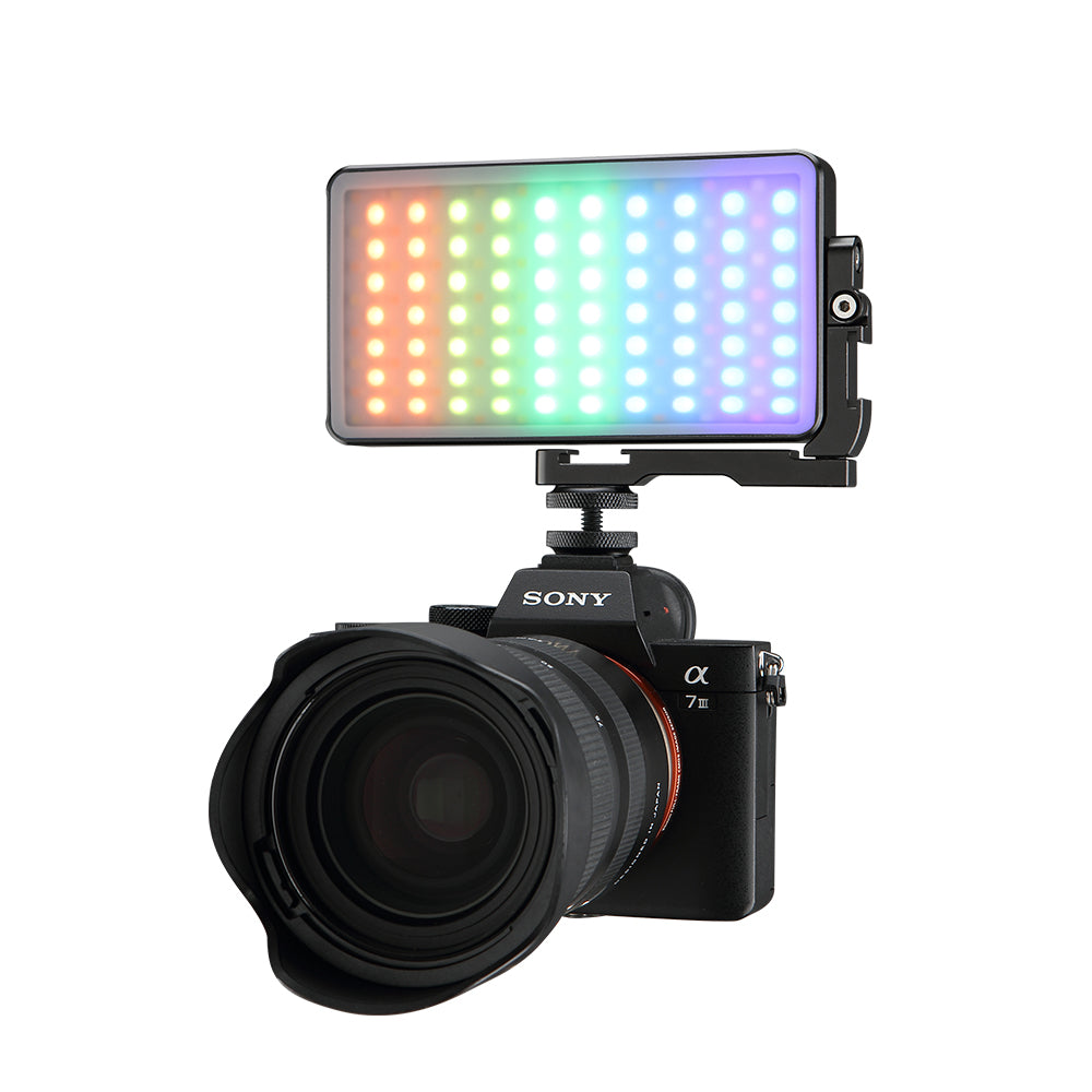 Luz Led Portatil Visico KD-2RX - Bicolor a Bateria