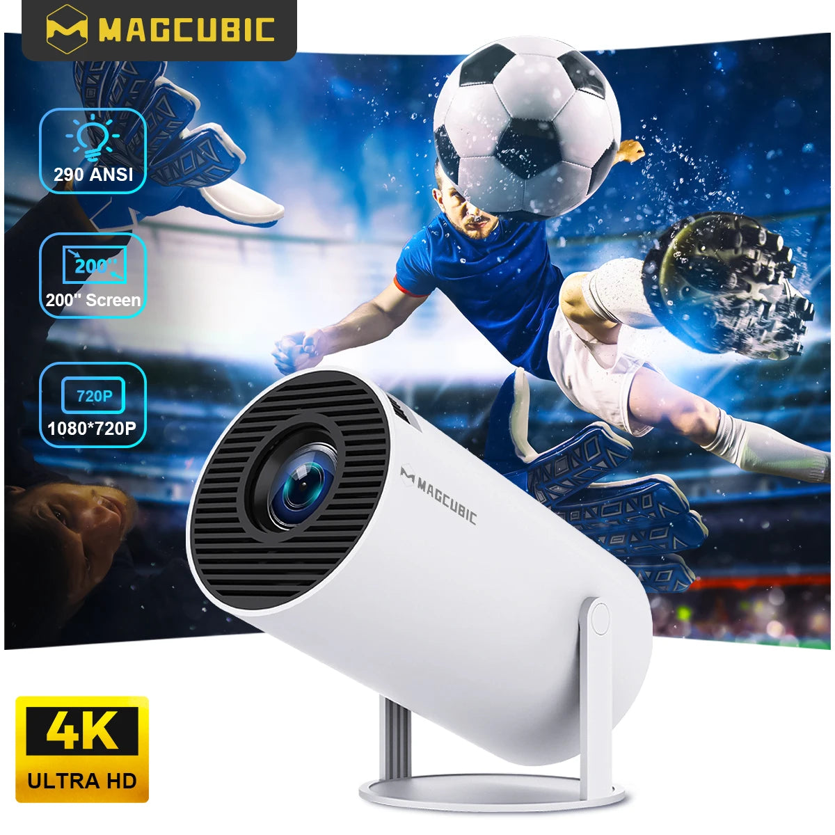 Proyector Cinemático Portátil Magcubic™