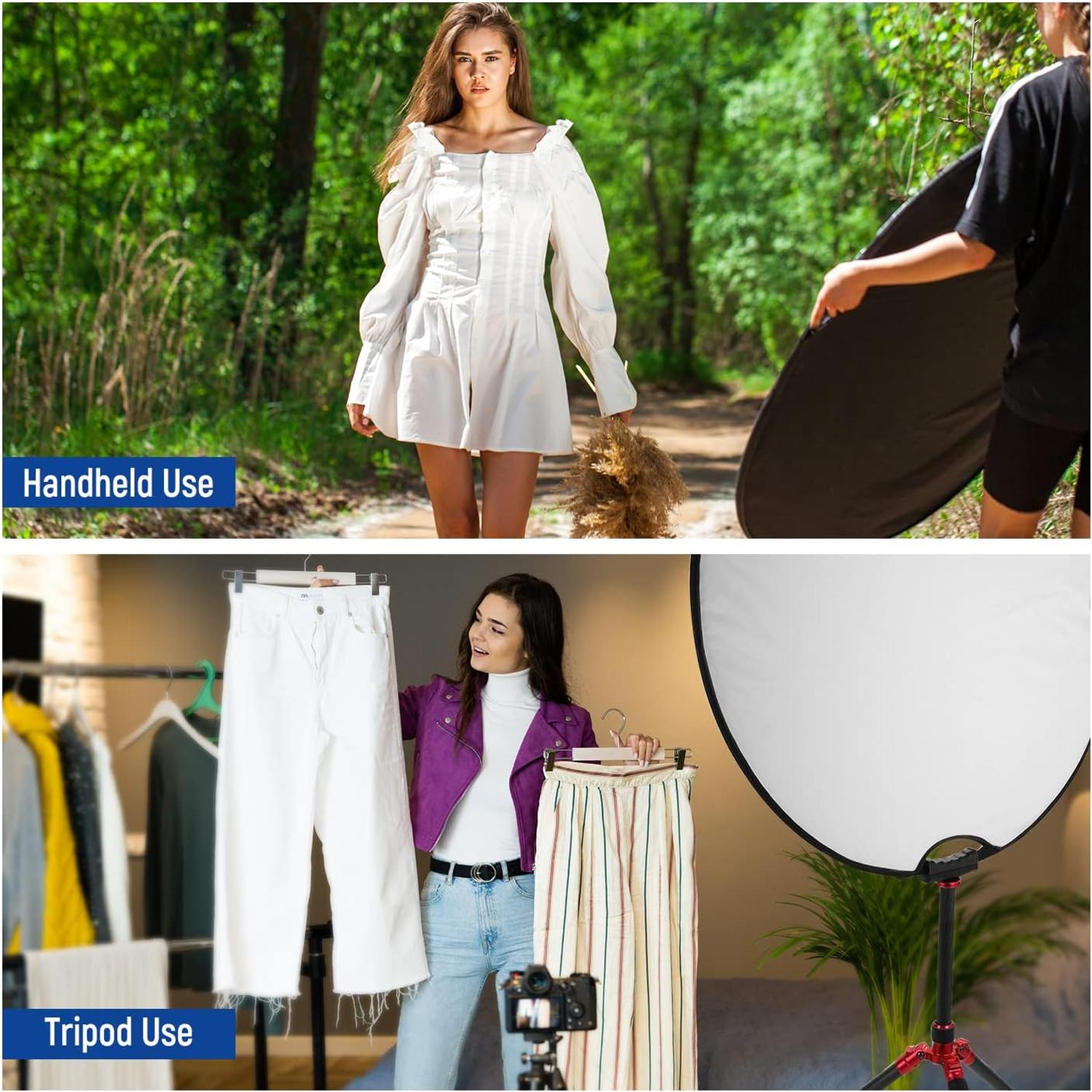 Reflector Neewer 5 en 1 Plegable de 80 cm con Asas