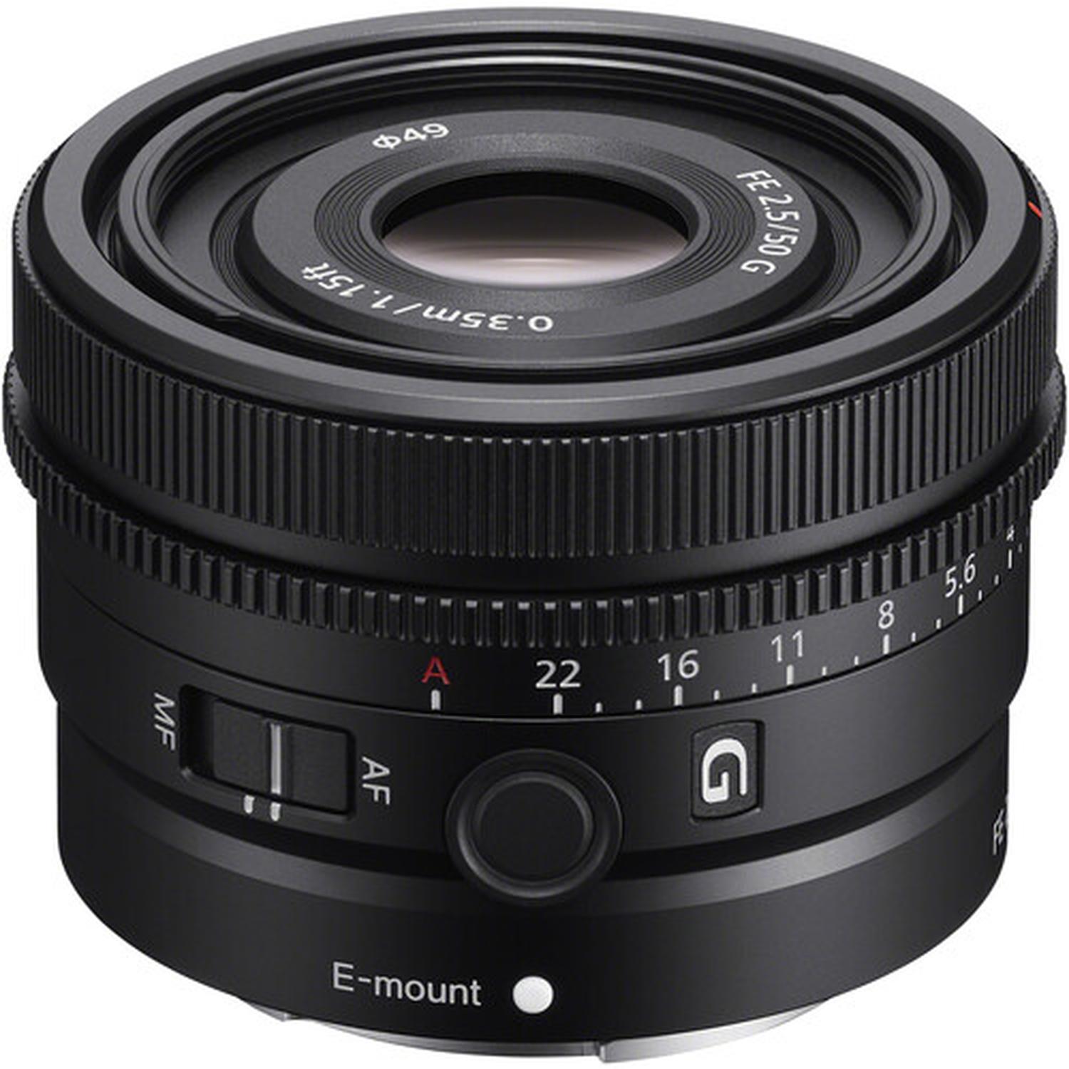 Lente Sony FE 50mm f/2.5 G