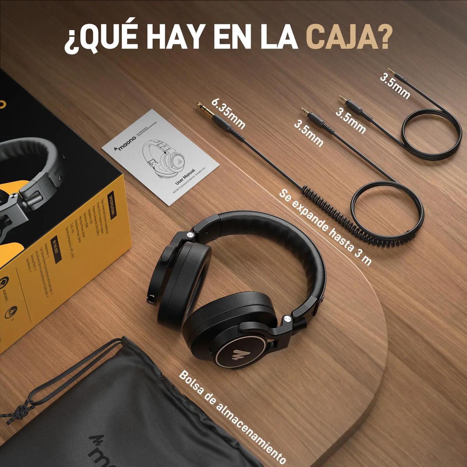 Audífonos de Estudio Maono MH700 para Monitoreo Profesional