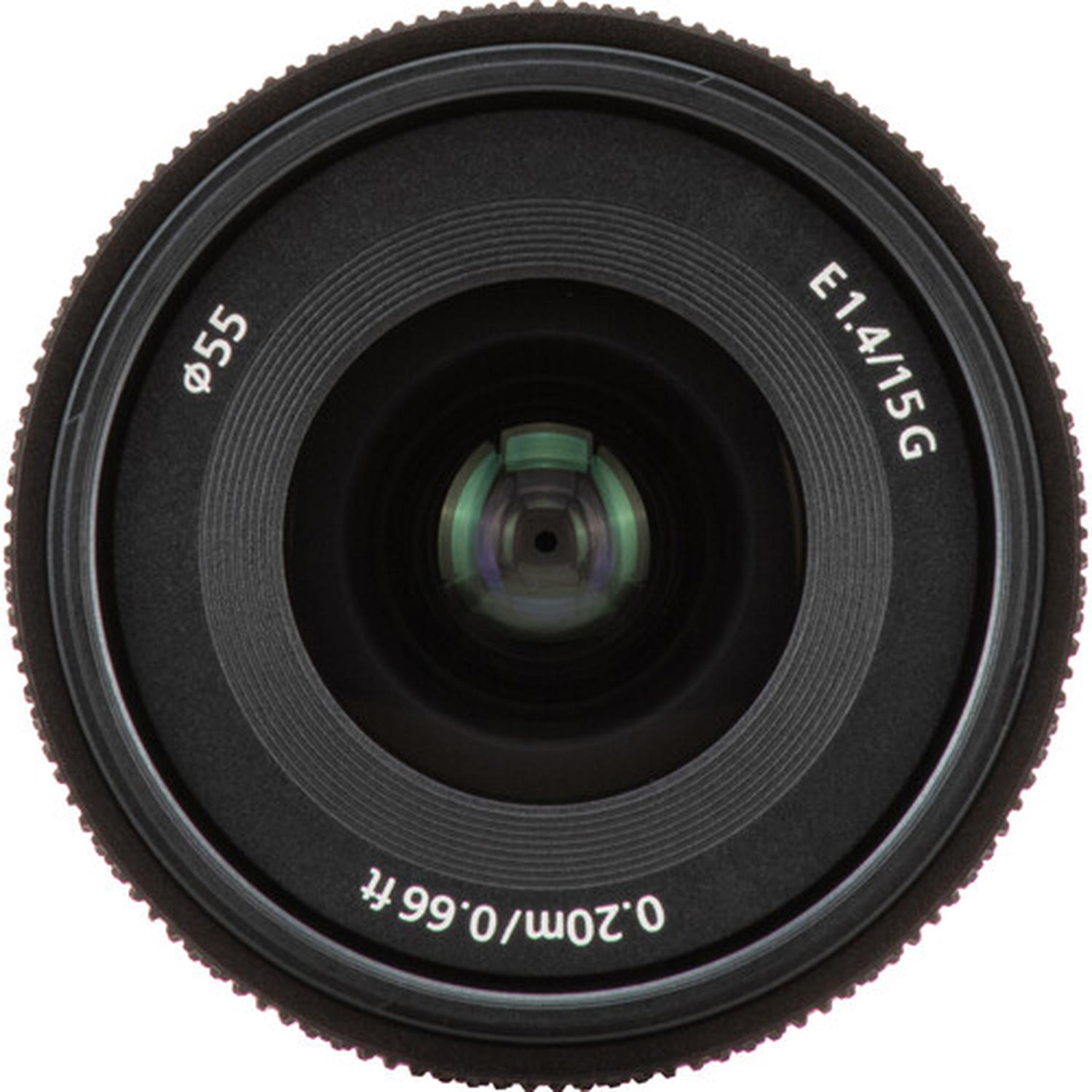 Lente Sony E 15mm f/1.4 G
