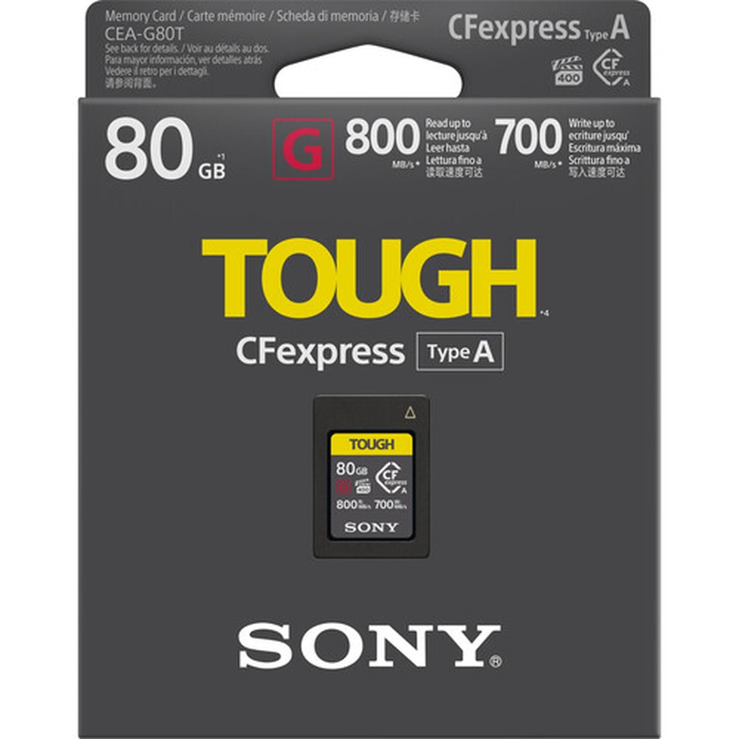 Memoria CFexpress Tipo A Sony Tough 80GB
